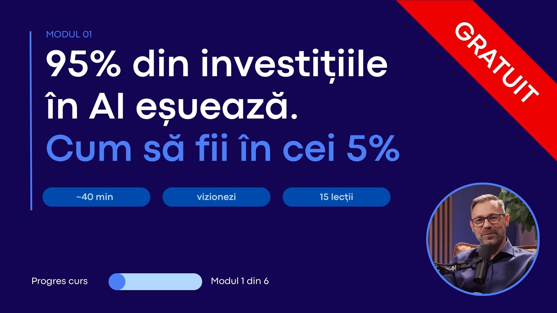 95% din investițiile în AI eșuează. Cum să fii în cei 5%